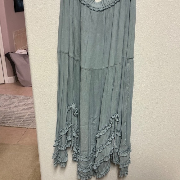 Free People Vienna Midi Skirt 100% cotton Size Small - Picture 2 of 3